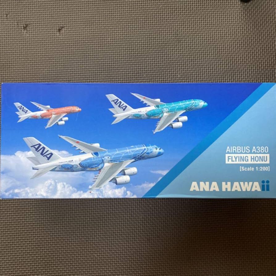 ANA HAWAii AIRBUS A380 FLYING HONU 模型 Amazon.co.jp: ANA フライングホヌ 3号機 FLYING HONU A380 1